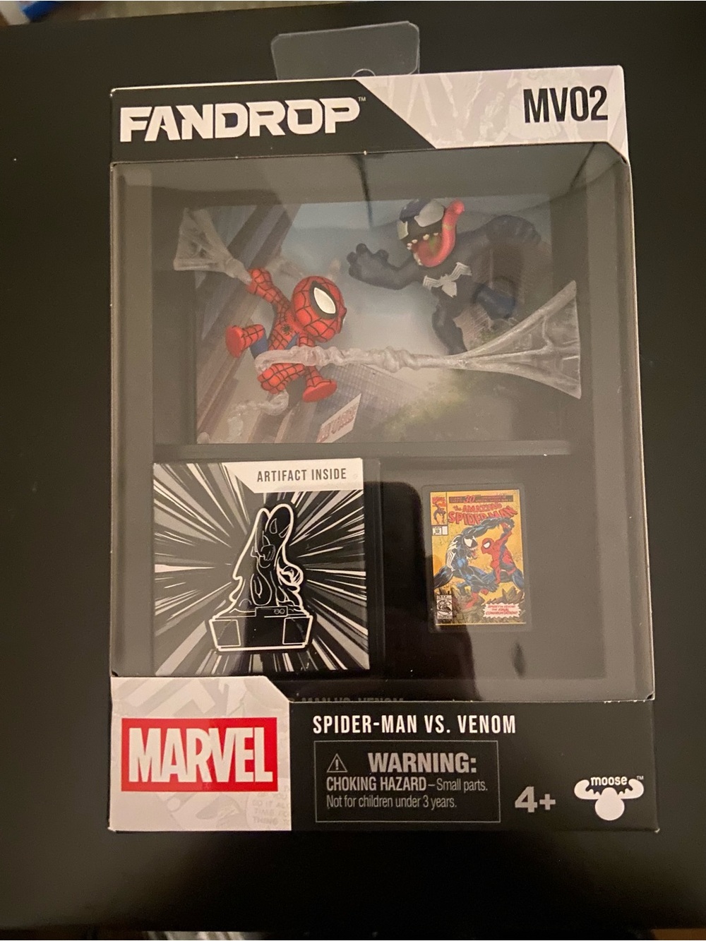 Marvel Spider-Man vs. Venom Fandrop Set - Red, Black, White